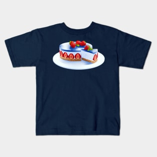 Sailor Mercury Themed Cheesecake Kids T-Shirt